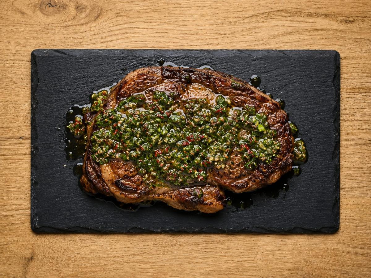 Argentijnse chimichurri ribeye