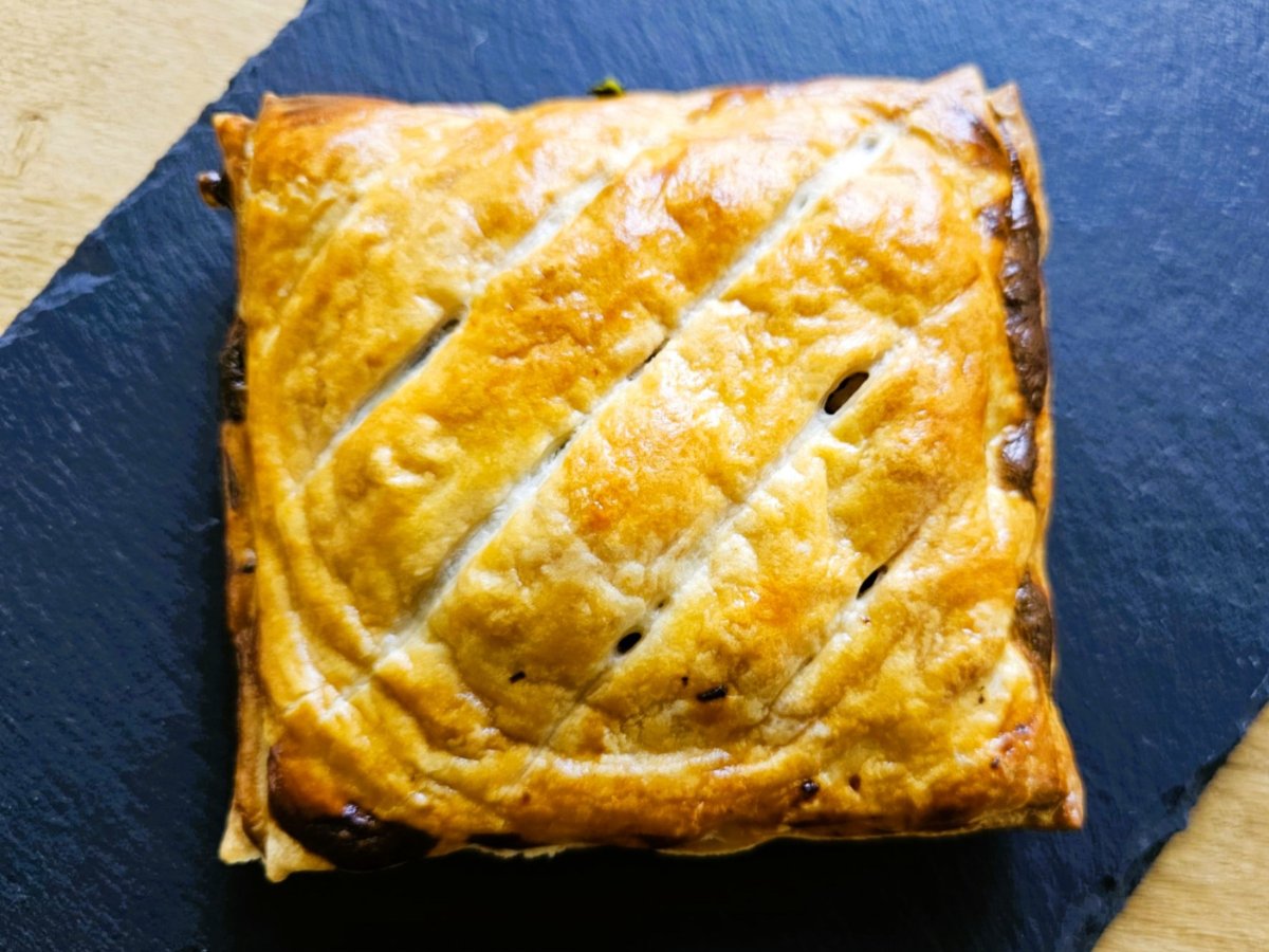 Bladerdeegwellington met champignons en kastanjes