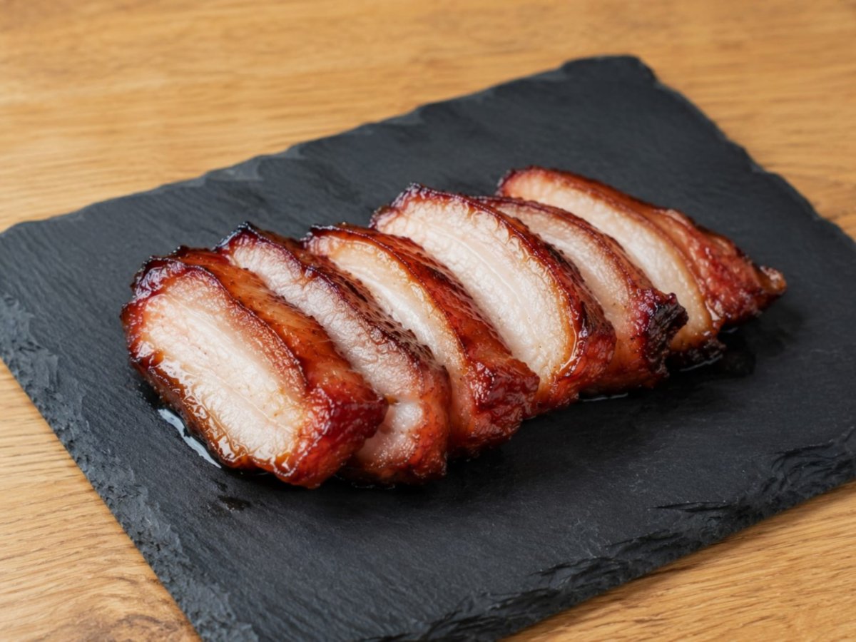 Chinese char siu geroosterd buikspek