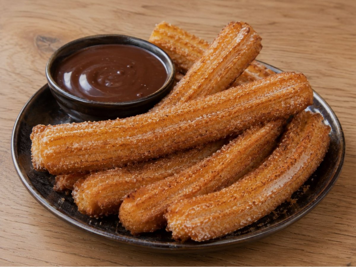 Churros met chocoladesaus