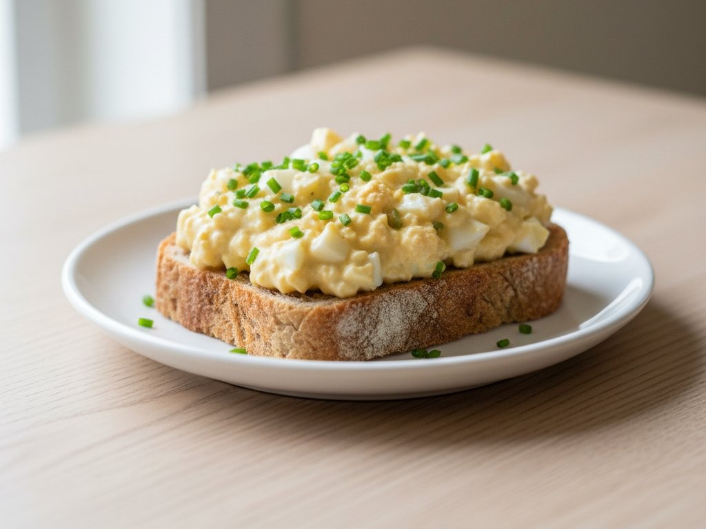 Eiersalade op brood