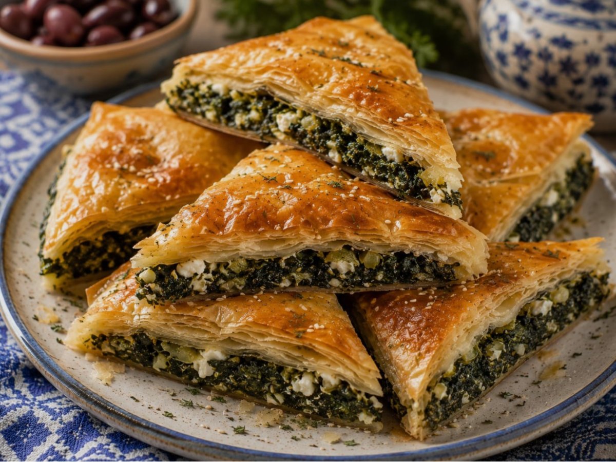 Griekse spanakopita