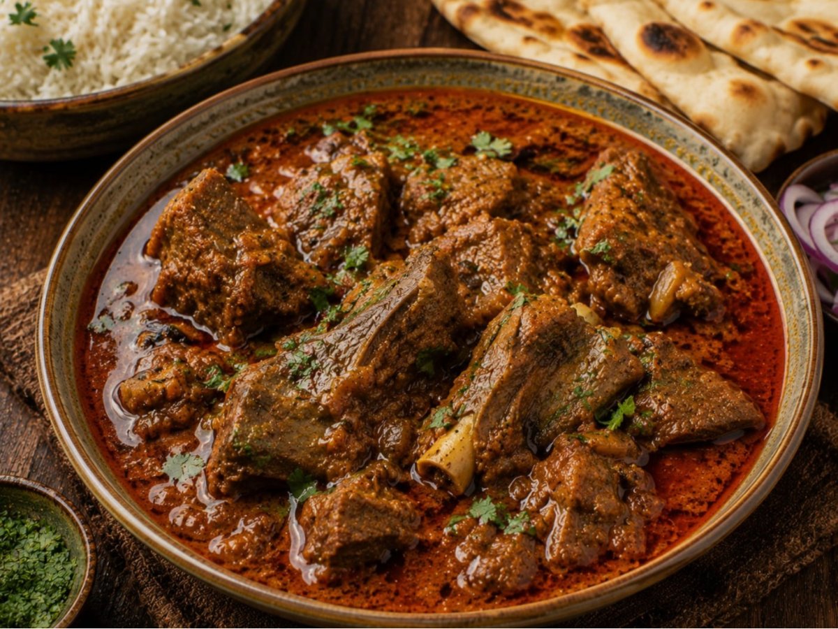 Indiase rogan josh lamsschouder
