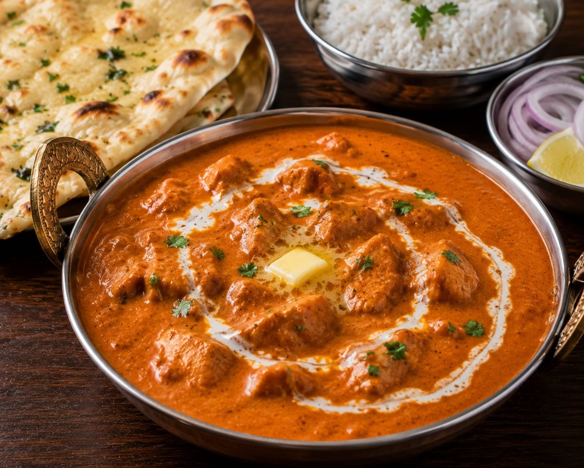 Indische butter chicken murgh makhani