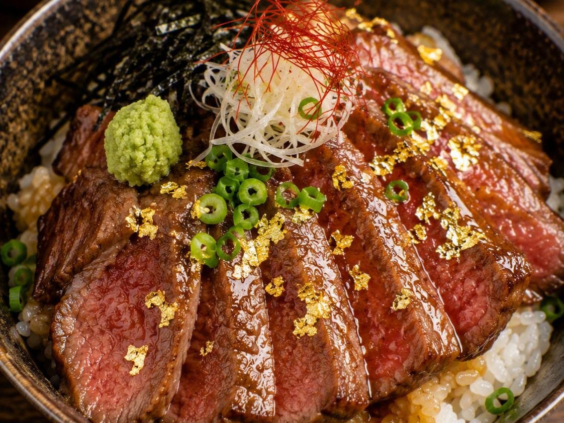 Japanse gyudon rundvlees rijstkom