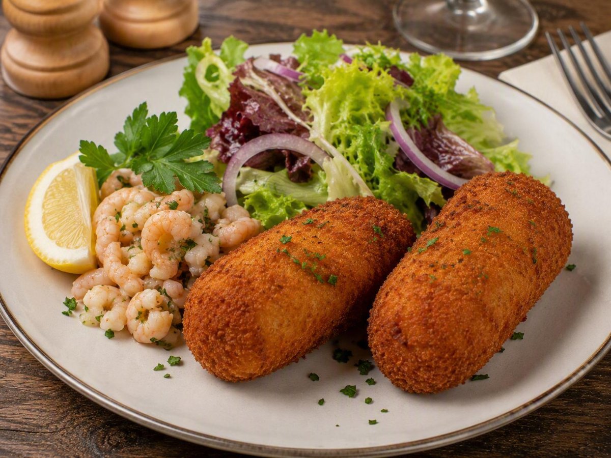Klassiek Belgisch garnaalkroketten