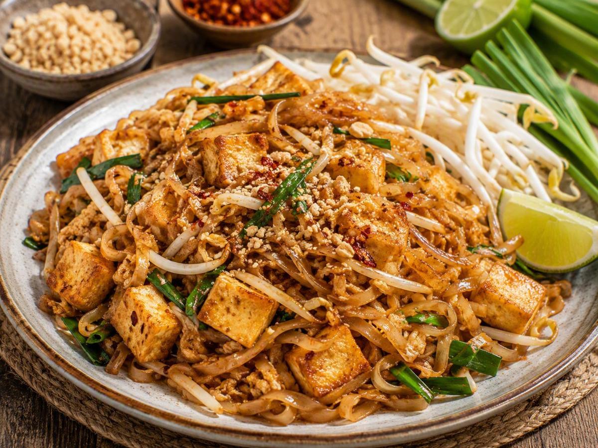 Pad Thai met tofu en tamarinde