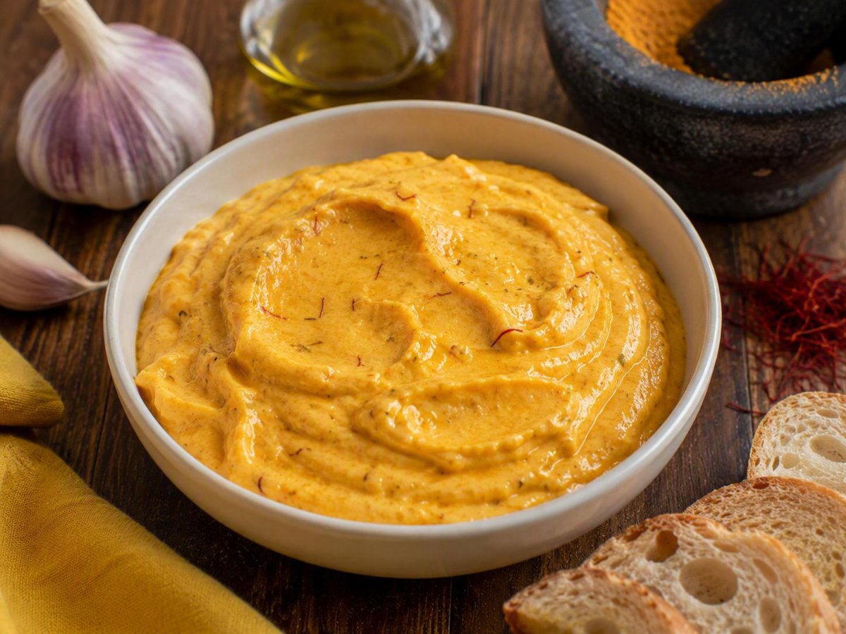 Provençaalse rouille met saffraan en knoflook