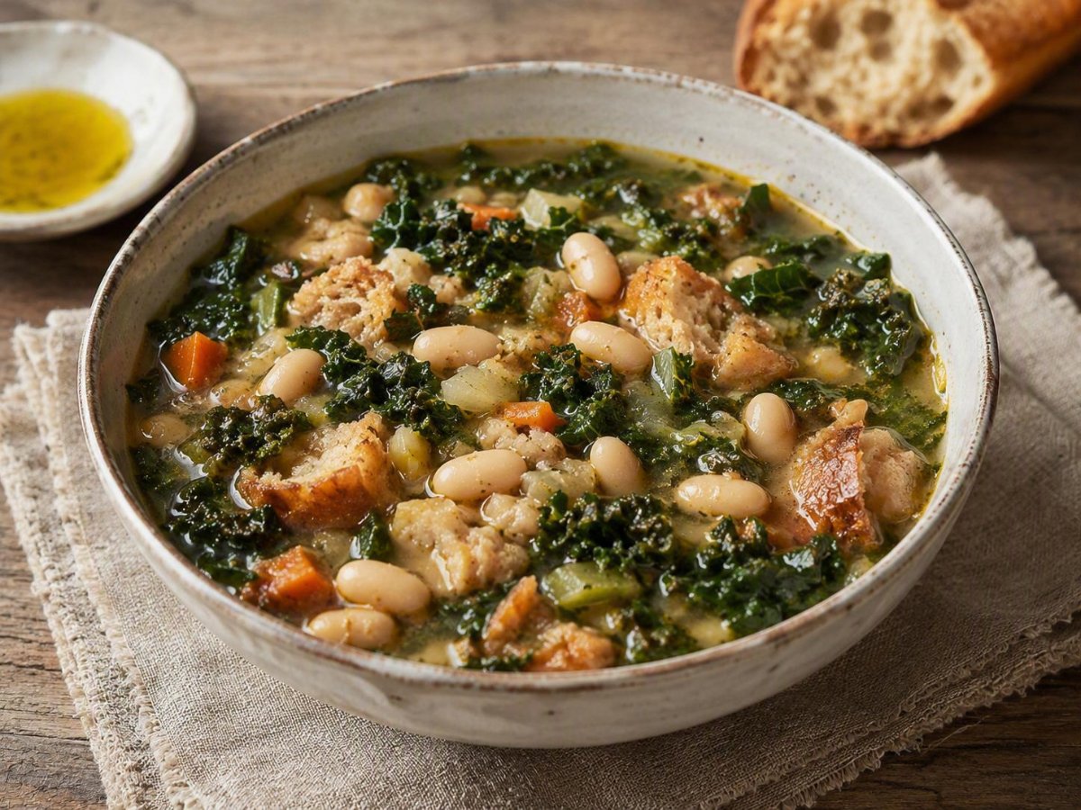 Ribollita met cannellini en boerenkool