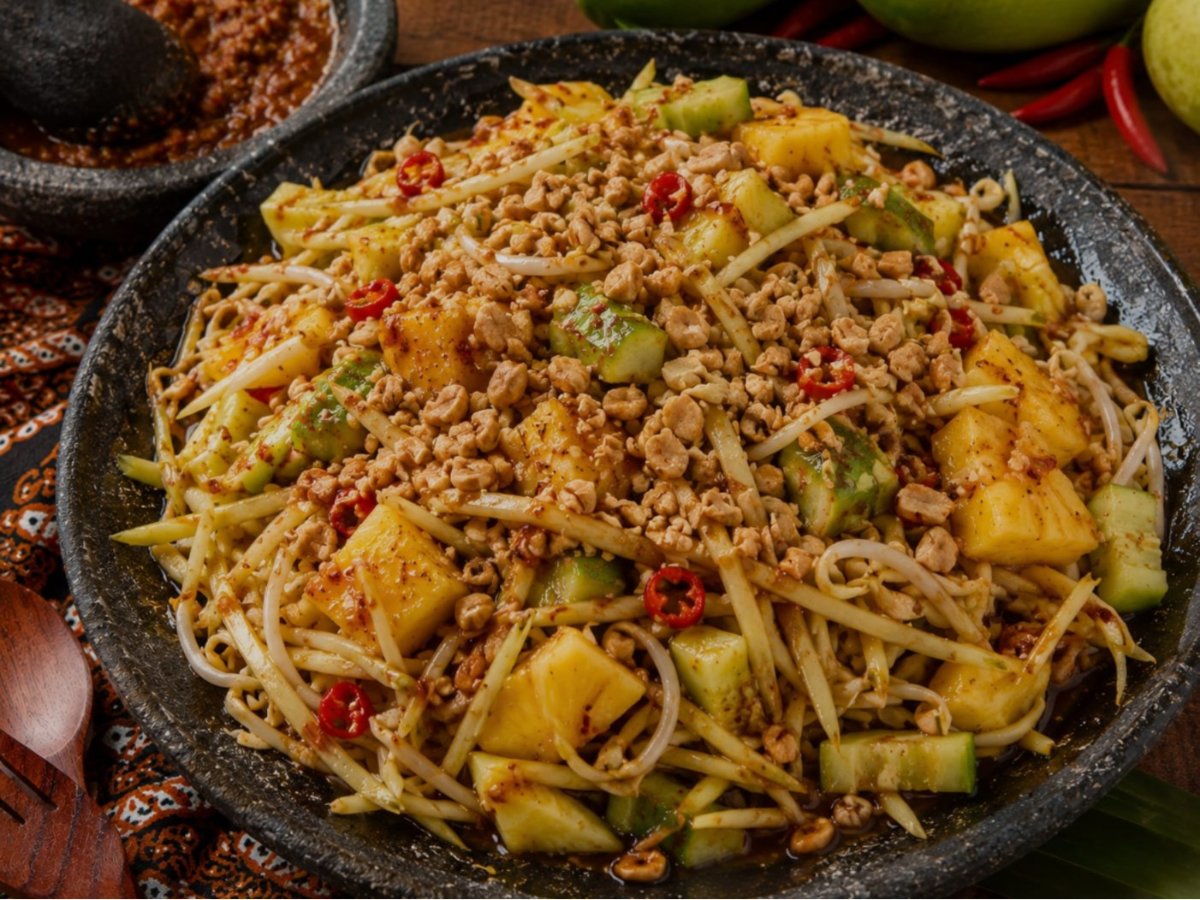 Rujak — Indonesische pittige fruitssalade