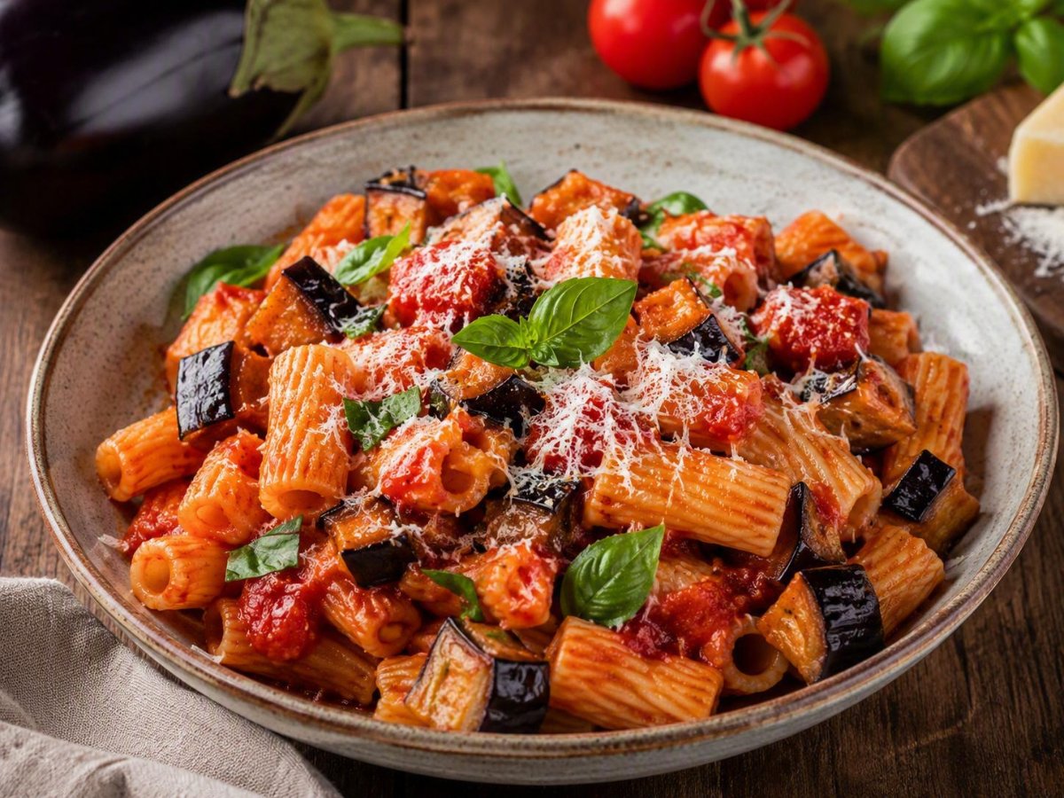 Siciliaanse pasta alla Norma