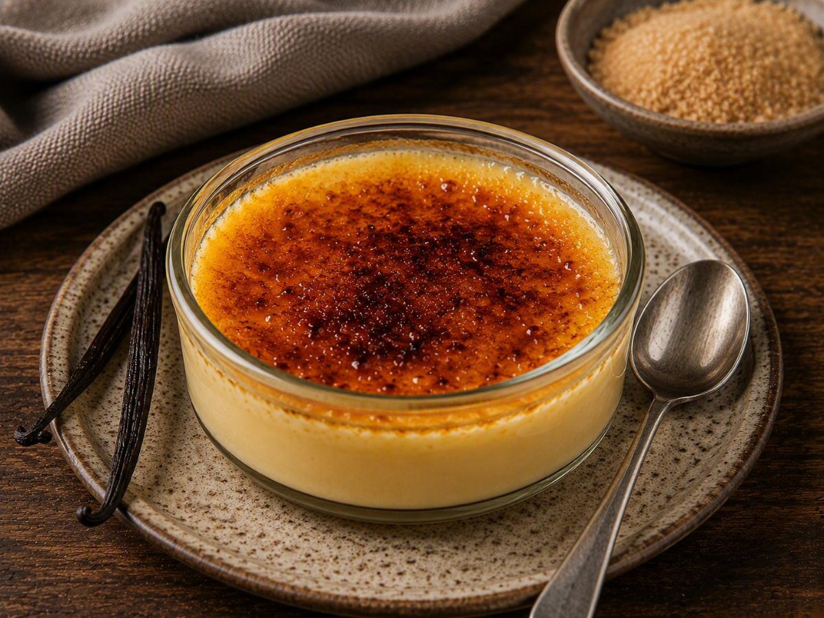 Sous vide crème brûlée klassiek