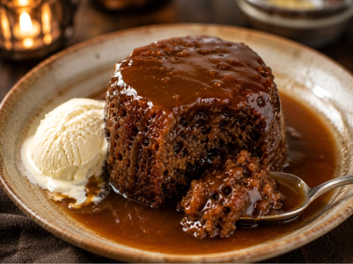 Sticky toffee pudding