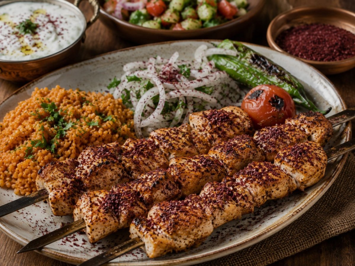 Turkse kipspiesjes met sumak