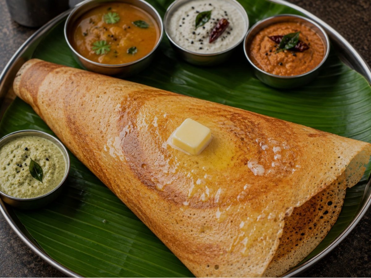Zuid-Indische dosa batter